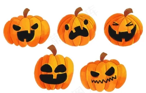 矢量万圣节南瓜图片