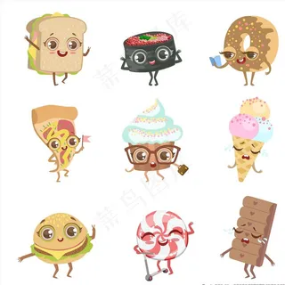 卡通甜点图片
