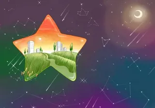 卡通梦幻场景图片