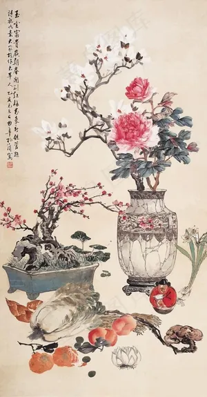 世界名画 矢量图图片