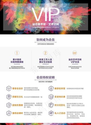 VIP会员权益海报图片