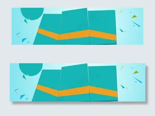 绿色扁平化海报背景图片