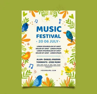 音乐节海报图片