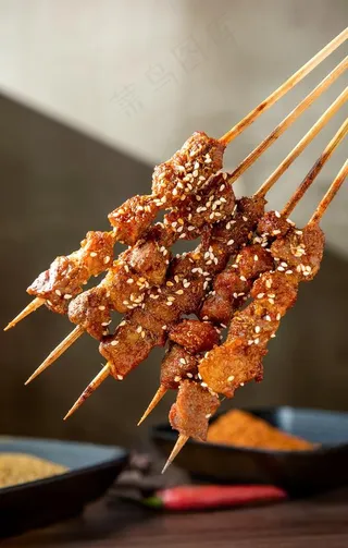羊肉串图片
