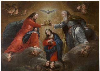 圣母玛丽娅的加冕图片