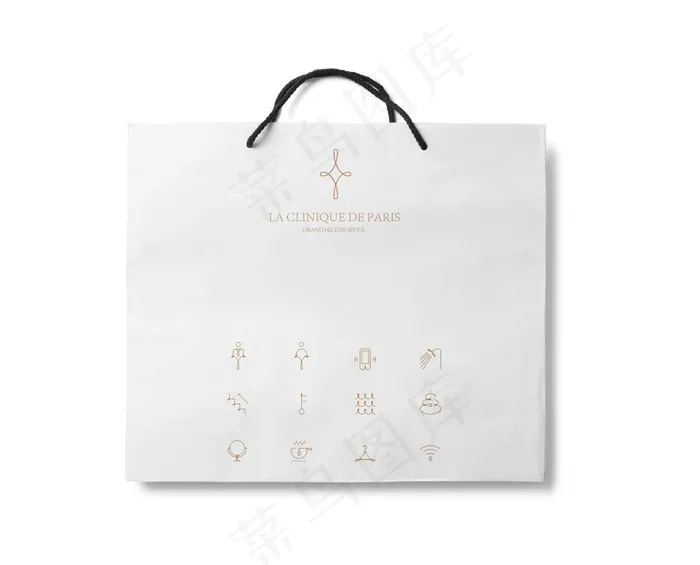 纸袋购物袋手提袋效果图样机图片psd模版下载
