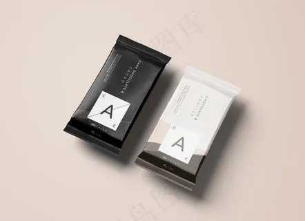 零食包装设计样机效果图图片