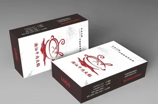 潮汕牛肉火锅纸巾盒展开图图片