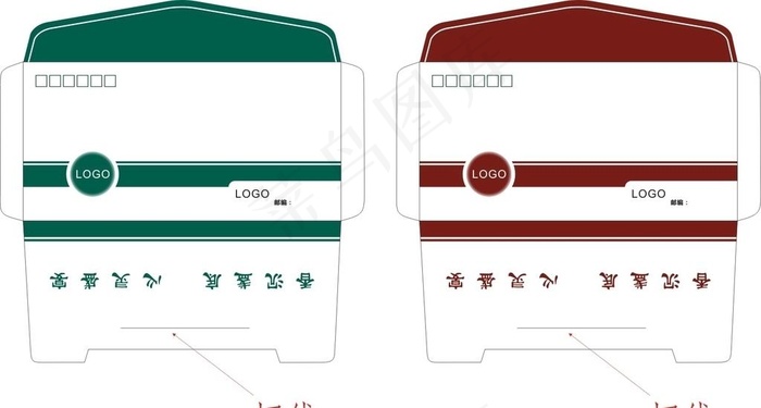 信封图片cdr矢量模版下载