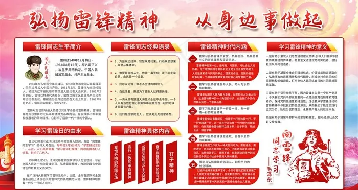 学习雷锋图片(6299X3543(DPI:200))psd模版下载