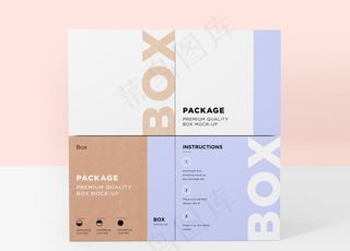 纸盒样机 箱样机 包装盒样机图片