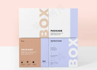 纸盒样机 箱样机 包装盒样机图片