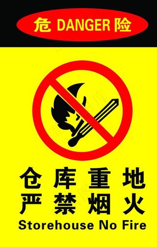 仓库重地  严禁烟火图片