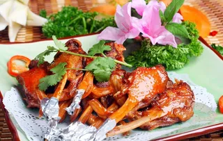 椒盐鸭下巴图片