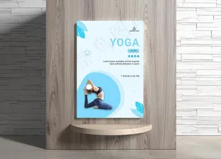 瑜伽海报图片