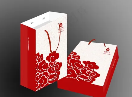 手提袋（平面图）图片