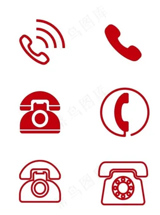电话小标志图片