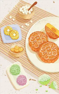 中秋插画图片 中秋插画图片