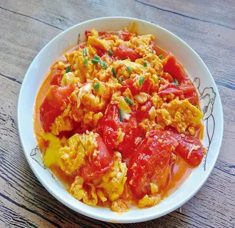 西红柿炒鸡蛋图片
