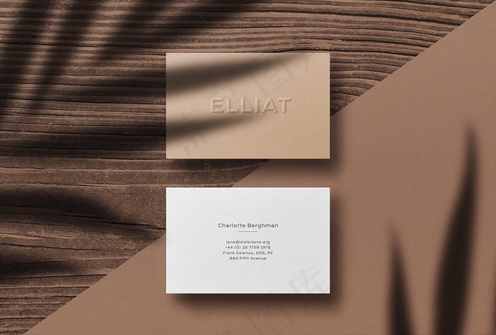 名片样机图片