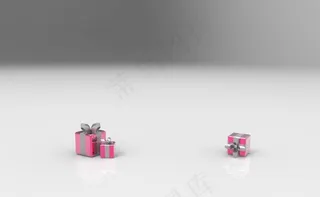 渲染礼品盒图片