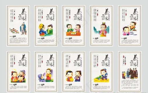 弟子规展板图片 弟子规展板图片