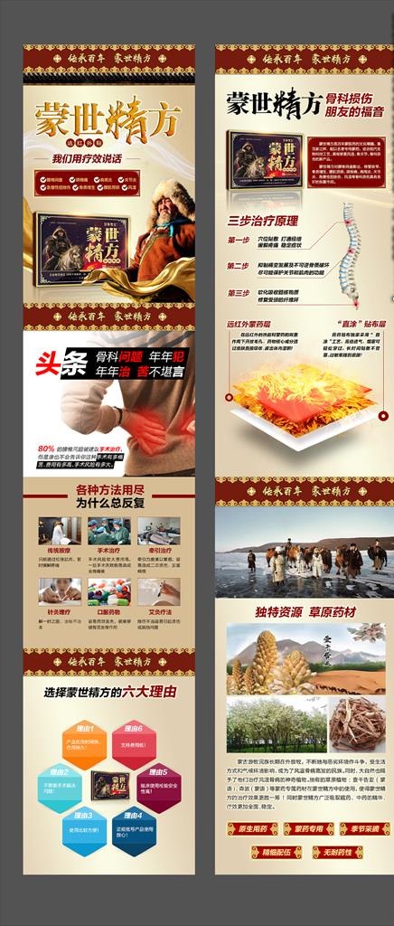 膏药产品头条详情页图片(750X989(DPI:72))psd模版下载