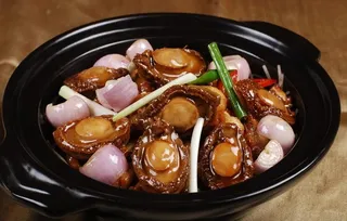 鲜鲍焖石蛙图片