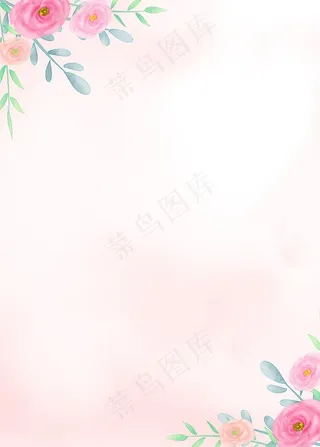 唯美鲜花背景图片