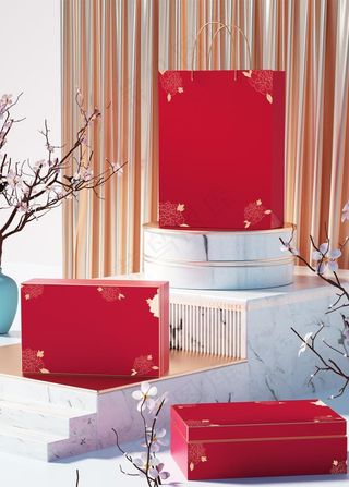 包装礼盒样机图片