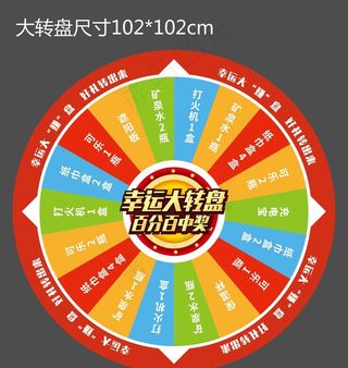 抽奖大转盘图片