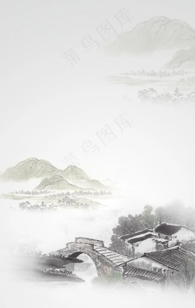 中国风图片(3543X5315(DPI:150))psd模版下载