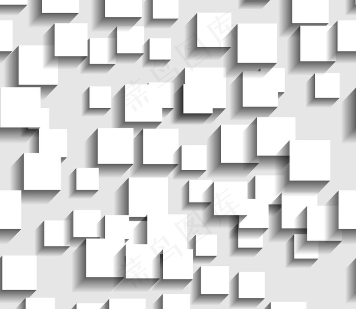 白色方块图案设计图片eps,ai矢量模版下载