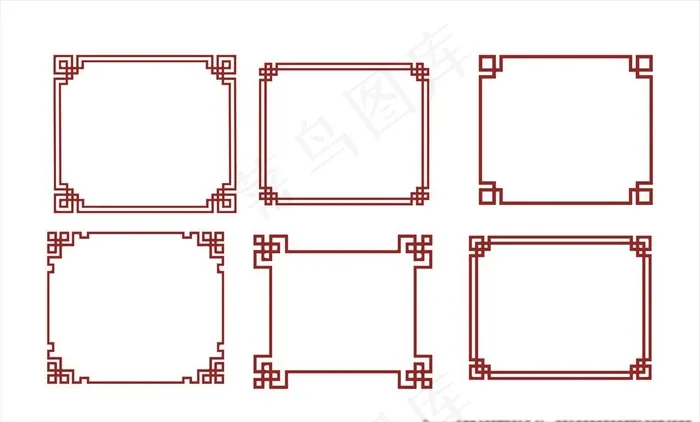 中式边框图片cdr矢量模版下载