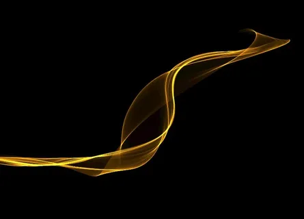 金色科技烟雾质感光带装饰带素材图片 金色科技烟雾质感光带装饰带素材图片