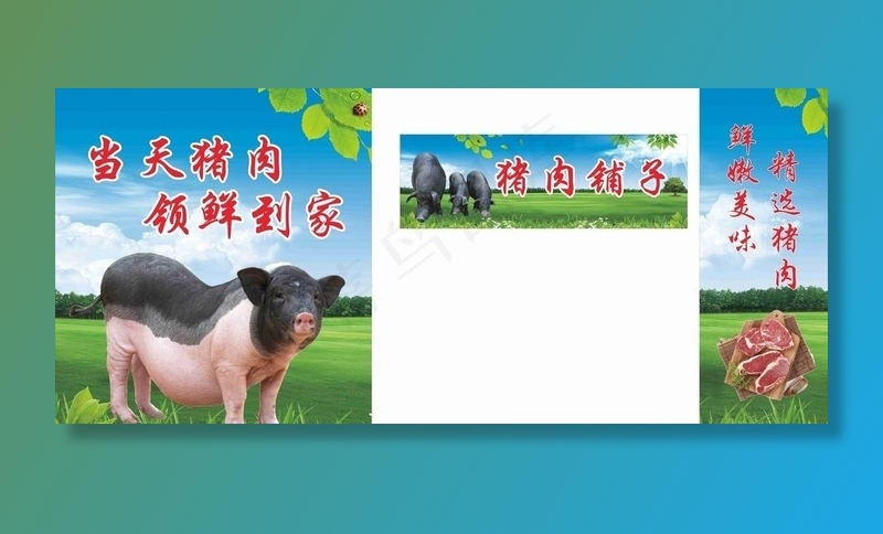 土猪肉图片(210X297)cdr矢量模版下载