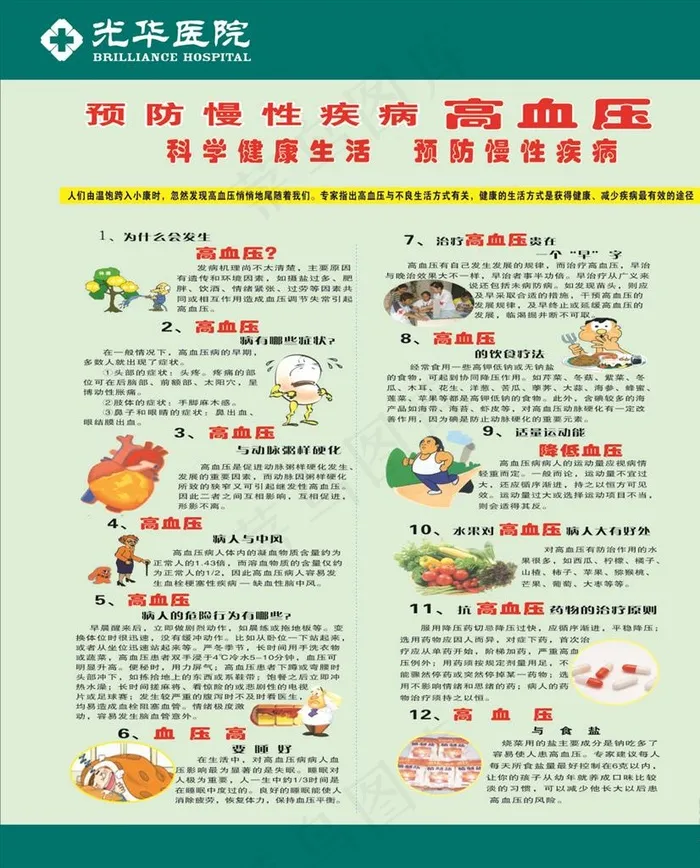 医院展板图片cdr矢量模版下载