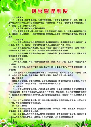 档案管理制度图片