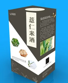 薏仁米酒包装图片