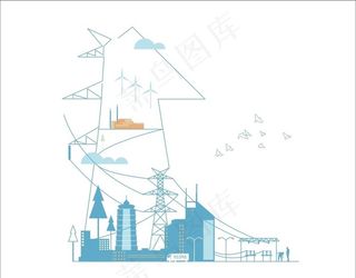 矢量电力素材图片