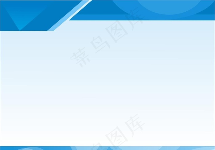 蓝色展板背景图片cdr矢量模版下载
