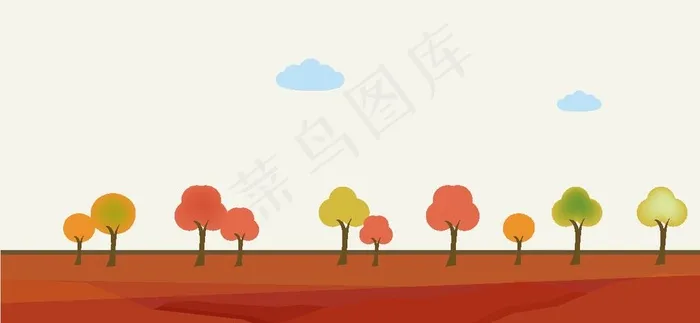 小树图片ai矢量模版下载