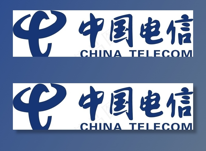中国电信logo图片cdr矢量模版下载