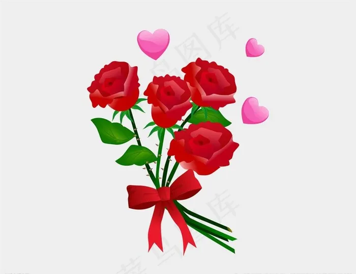 矢量玫瑰花图片cdr矢量模版下载