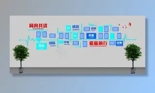 企业文化墙图片