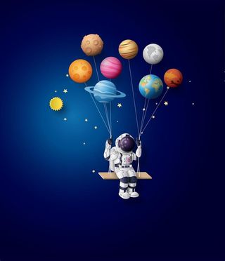 创意宇航员图片