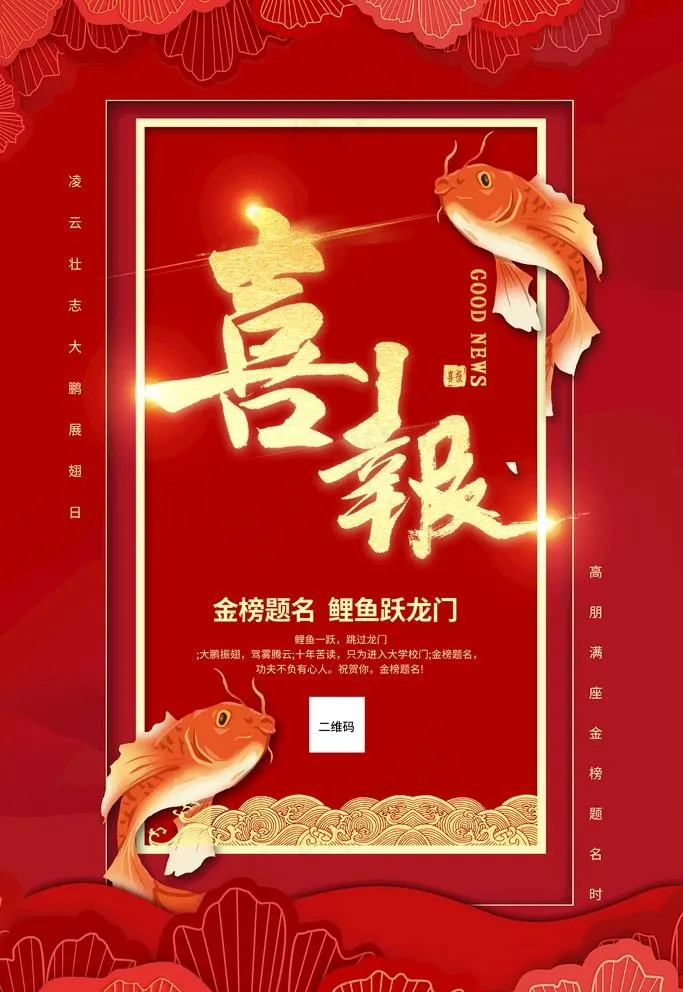 喜报图片(3543X5315(DPI:300))psd模版下载