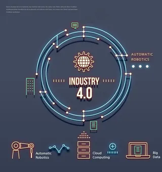 圆圈数码商务图片