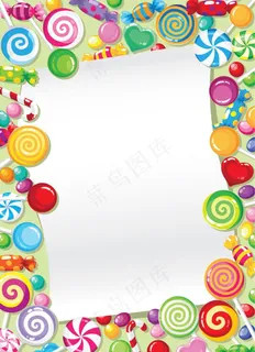 糖果边框图片 糖果边框图片