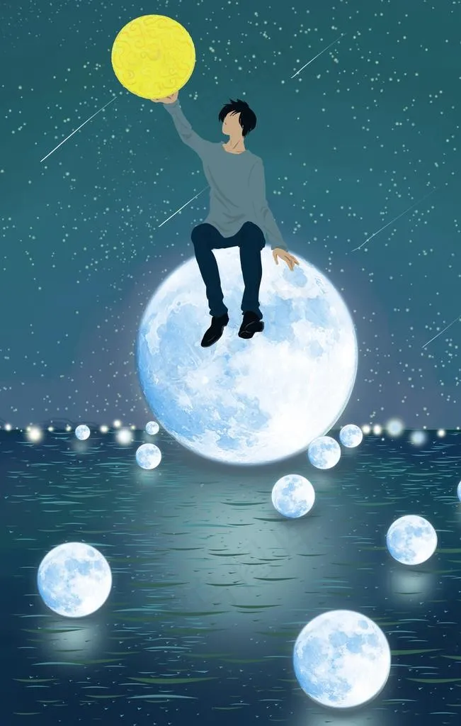 星空图片psd模版下载